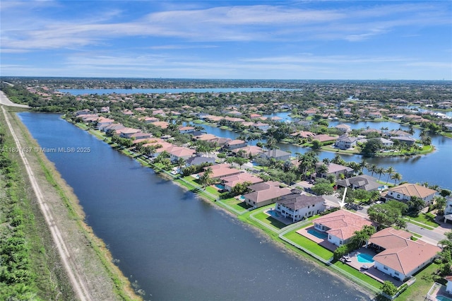 3360 SW 195th Ter, Miramar, FL 33029 - aerial perspective of suburban area with a large body of water