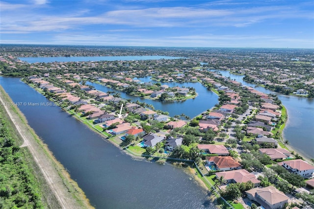 3360 SW 195th Ter, Miramar, FL 33029 - aerial perspective of suburban area featuring a nearby body of water