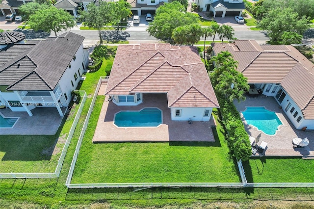 3360 SW 195th Ter, Miramar, FL 33029 - aerial view of residential area with a pool area