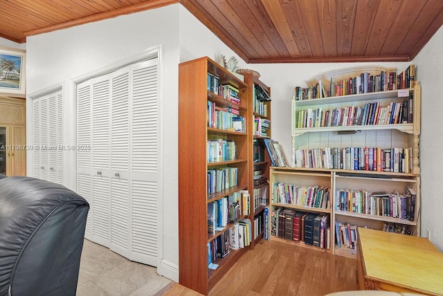 6551 SW 126th St, Pinecrest, FL 33156 - office with crown molding and wood ceiling