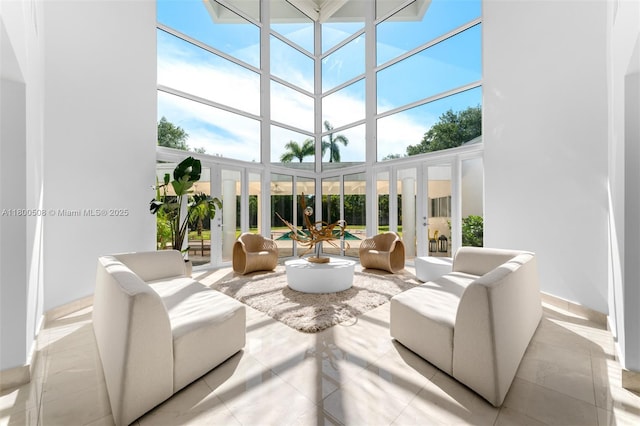 9500 SW 60th Ct, Pinecrest, FL 33156 - sunroom featuring french doors