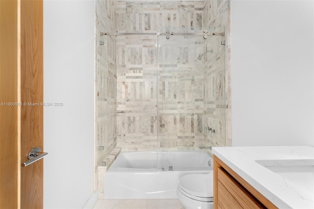9500 SW 60th Ct, Pinecrest, FL 33156 - full bathroom with toilet, bathing tub / shower combination, and vanity