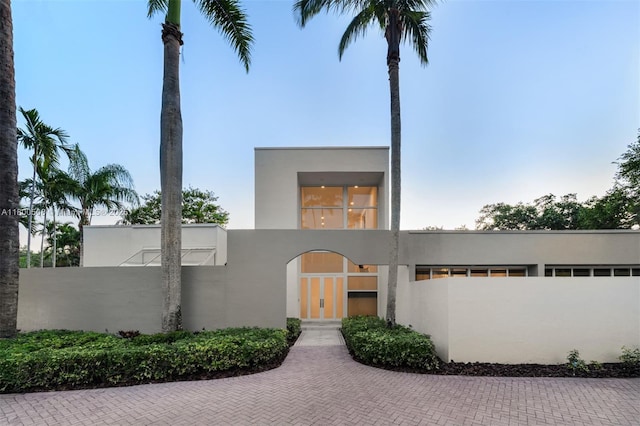 9500 SW 60th Ct, Pinecrest, FL 33156 - view of front of home with stucco siding