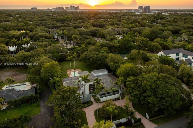 9500 SW 60th Ct, Pinecrest, FL 33156 - view of aerial view at dusk