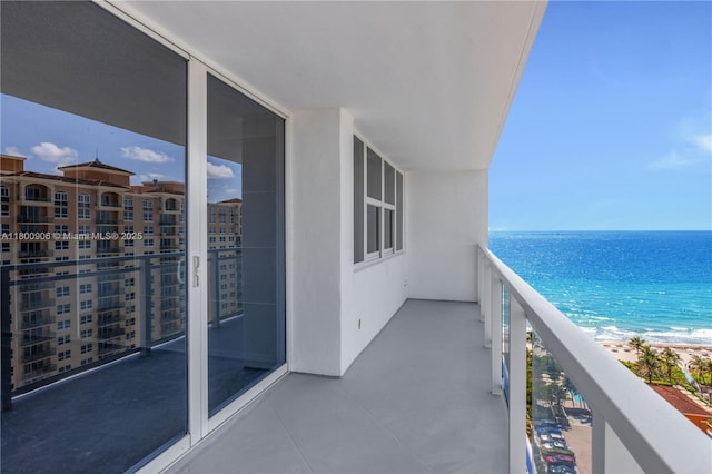 2030 S Ocean Dr Unit 1708, Hallandale Beach, FL 33009 - balcony with view of water and beach