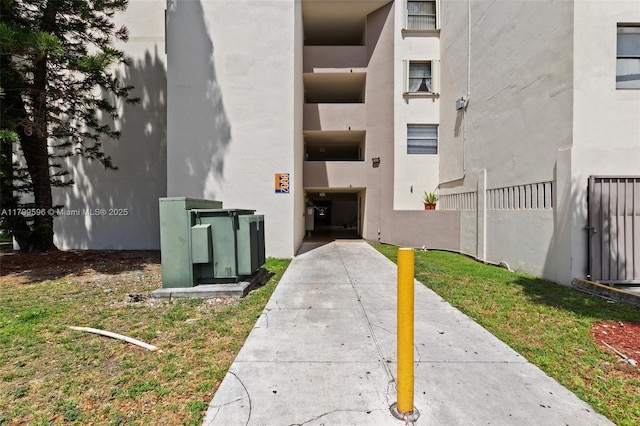 view of property