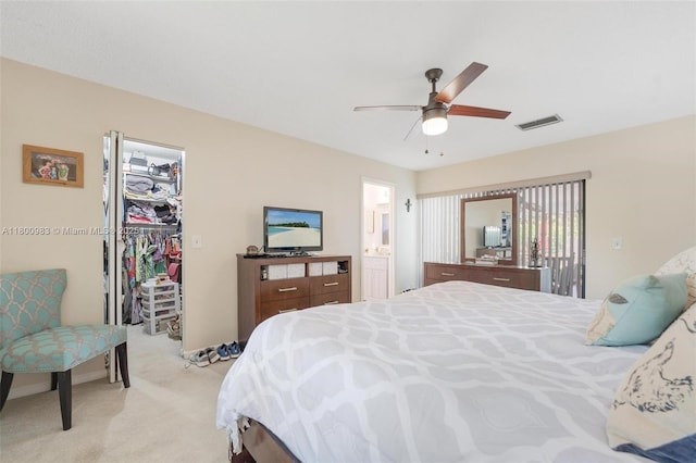 735 SW 158th Ter, Sunrise, FL 33326 - bedroom featuring light carpet, a walk in closet, a closet, ensuite bath, and baseboards