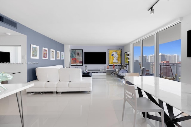 2030 S Ocean Dr Unit 1707, Hallandale Beach, FL 33009 - living area with tile patterned floors