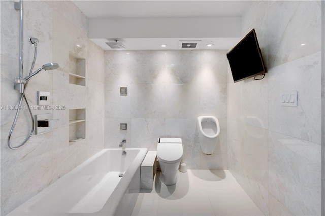 2030 S Ocean Dr Unit 1707, Hallandale Beach, FL 33009 - bathroom featuring tile walls and toilet