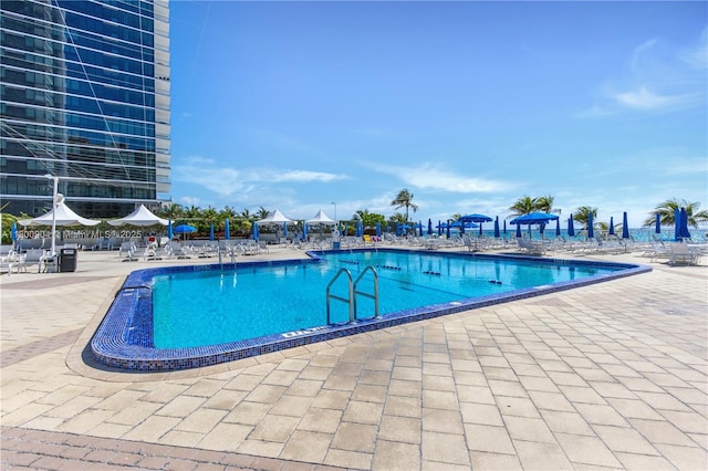 2030 S Ocean Dr Unit 1707, Hallandale Beach, FL 33009 - community pool featuring a patio area
