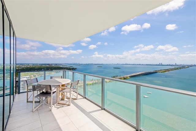 3131 NE 7th Ave Unit 3606, Miami, FL 33137 - balcony with a water view