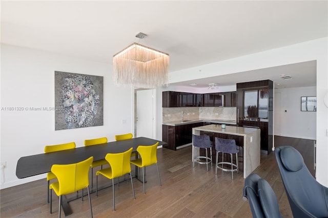 3131 NE 7th Ave Unit 3606, Miami, FL 33137 - dining area with dark wood-style floors