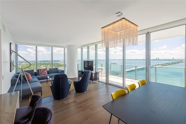 3131 NE 7th Ave Unit 3606, Miami, FL 33137 - sunroom with a water view
