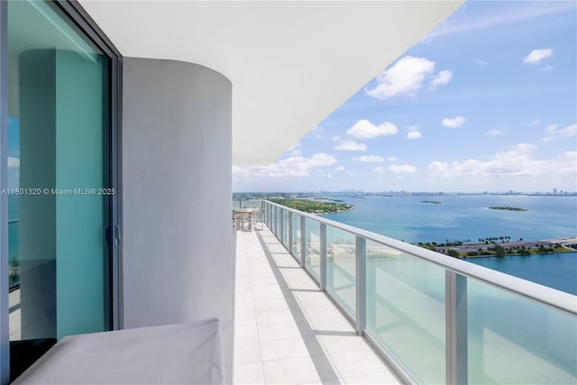 3131 NE 7th Ave Unit 3606, Miami, FL 33137 - balcony with a water view
