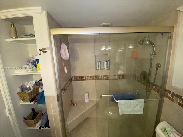 3180 S Ocean Dr Unit 716, Hallandale Beach, FL 33009 - full bathroom with a shower stall and tile walls