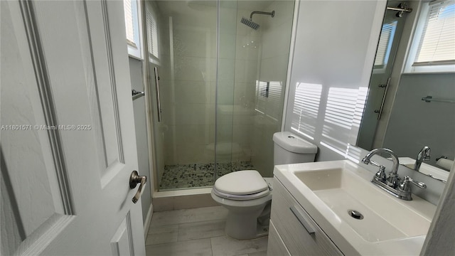 981 Hillcrest Ct Unit 114, Hollywood, FL 33021 - bathroom with toilet, a stall shower, and vanity