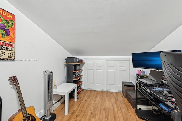 2323 NW 37th Ave, Coconut Creek, FL 33066 - office area with light wood-type flooring