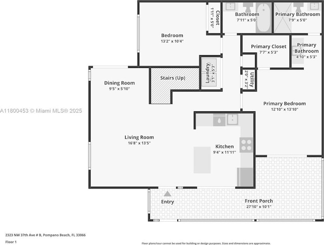 2323 NW 37th Ave, Coconut Creek, FL 33066 - view of property floor plan