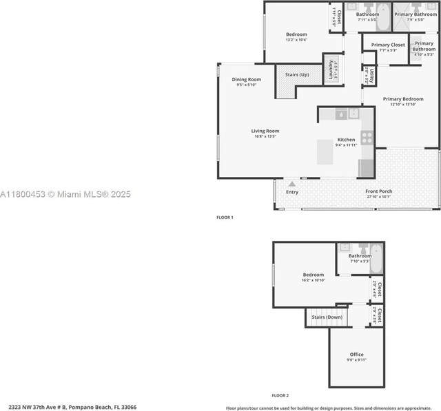 2323 NW 37th Ave, Coconut Creek, FL 33066 - view of property floor plan