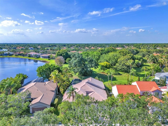 2623 Oakbrook Dr, Weston, FL 33332 - aerial perspective of suburban area with a large body of water