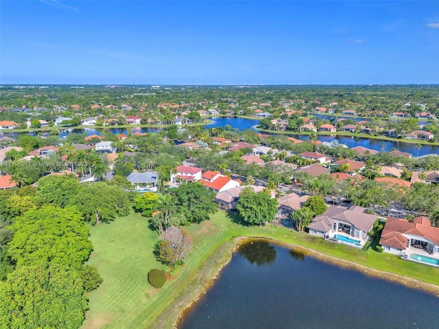 2623 Oakbrook Dr, Weston, FL 33332 - aerial overview of property's location with nearby suburban area and a large body of water