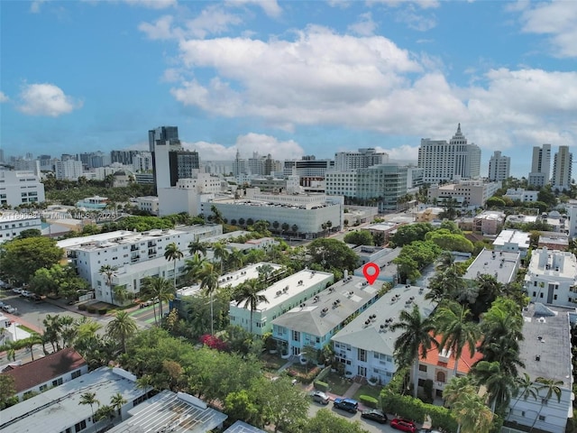 1555 Pennsylvania Ave Unit 209, Miami Beach, FL 33139 - bird's eye view of a skyline view