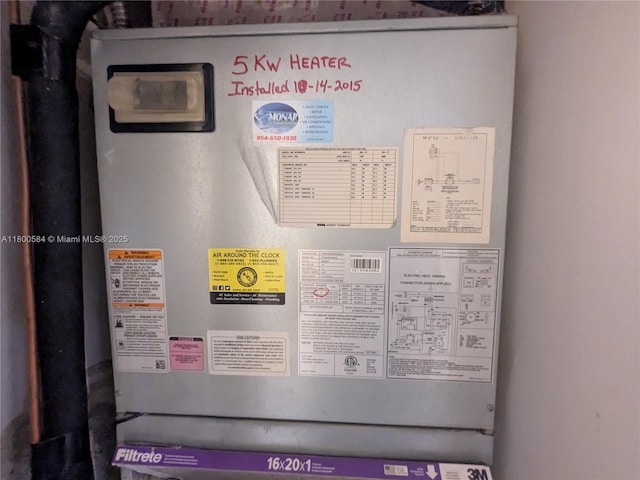utilities featuring heating unit