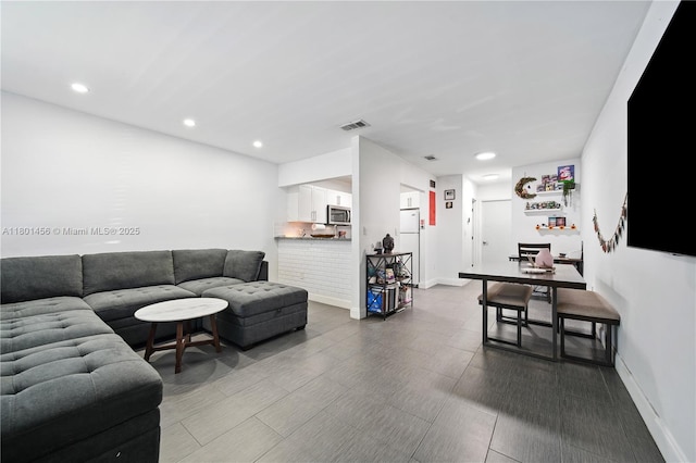13344 SW 59th Ln, Miami, FL 33183 - living room with recessed lighting and baseboards