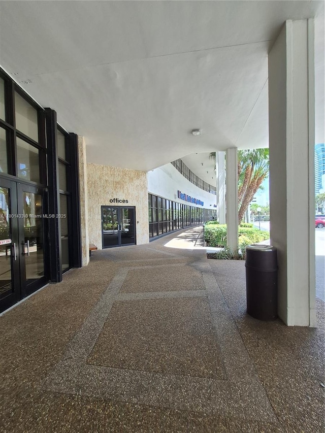 3800 S Ocean Dr Unit 818, Hollywood, FL 33019 - view of patio / terrace with french doors