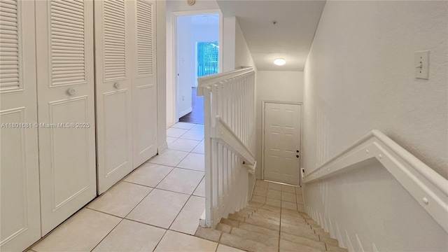 781 SW 148th Ave Unit 1513, Sunrise, FL 33325 - hallway featuring an upstairs landing and light tile patterned floors