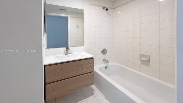 781 SW 148th Ave Unit 1513, Sunrise, FL 33325 - full bathroom featuring tile patterned flooring, vanity, and shower / bathtub combination