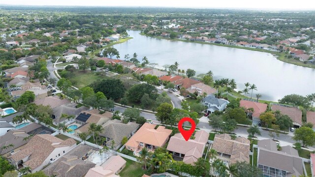 782 Lake Blvd, Weston, FL 33326 - aerial overview of property's location featuring nearby suburban area and a large body of water