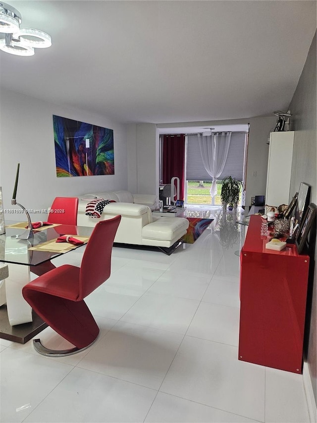 619 NE 14th Ave Unit 106, Hallandale Beach, FL 33009 - view of tiled living room