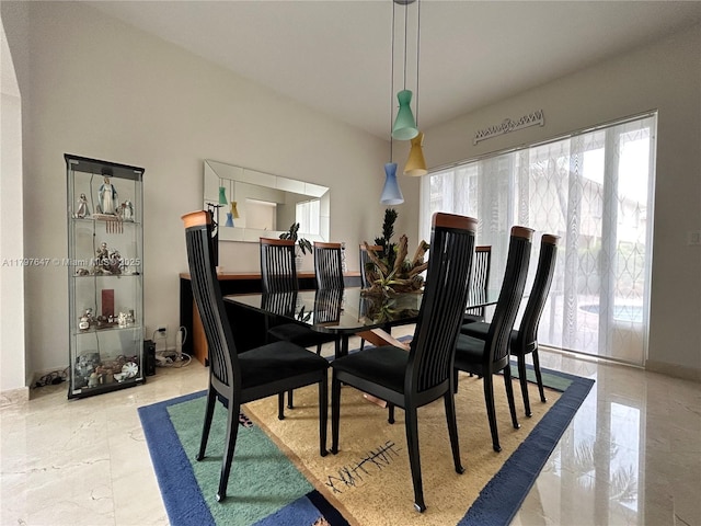 3968 Nighthawk Dr, Weston, FL 33331 - dining area with marble tiled floors