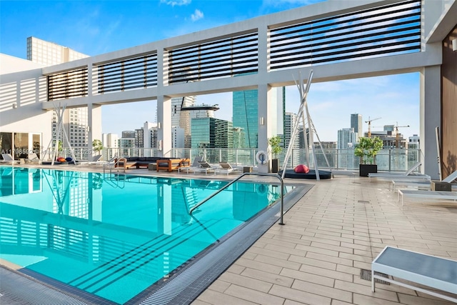 151 SE 1st St Unit 1610, Miami, FL 33131 - community pool with a city view