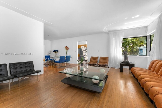 650 NE 60th St, Miami, FL 33137 - living area featuring wood finished floors