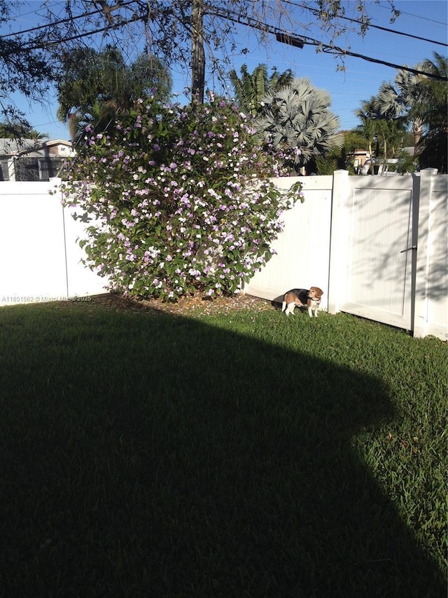 327 SE 2nd Ave, Dania Beach, FL 33004 - view of yard with fence