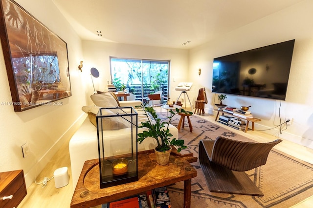 view of living area