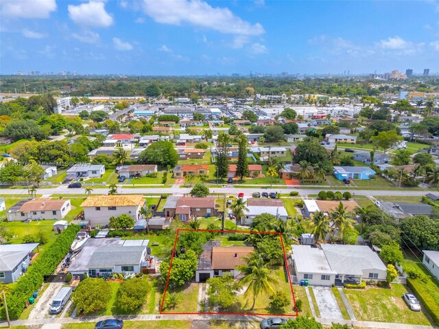 8935 NW 10th Ave, Miami, FL 33150 - view of urban area with property boundaries highlighted and nearby suburban area