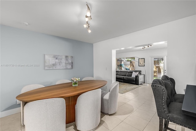 2340 SW 17th Ave, Miami, FL 33145 - dining area featuring light tile patterned floors