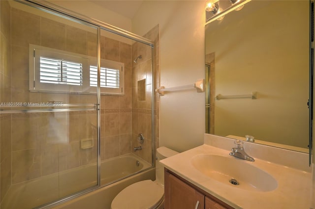 4940 Gateway Gardens Dr, Boynton Beach, FL 33436 - full bath with toilet, enclosed tub / shower combo, and vanity