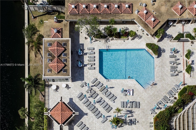 19667 Turnberry Way Unit 27-K, Aventura, FL 33180 - bird's eye view of a pool