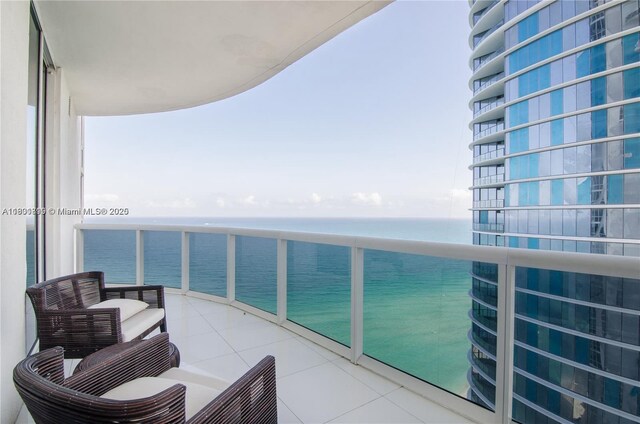 15811 Collins Ave Unit 2602, Sunny Isles Beach, FL 33160 - balcony with a water view
