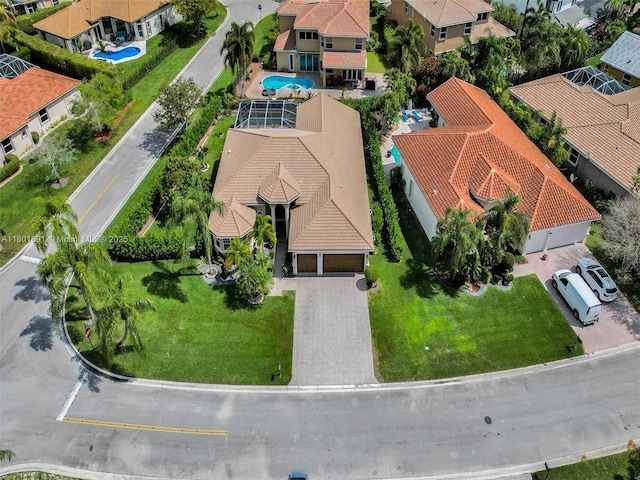 4985 NW 120th Ave, Coral Springs, FL 33076 - aerial perspective of suburban area with a pool