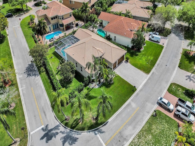 4985 NW 120th Ave, Coral Springs, FL 33076 - aerial view of residential area featuring a pool
