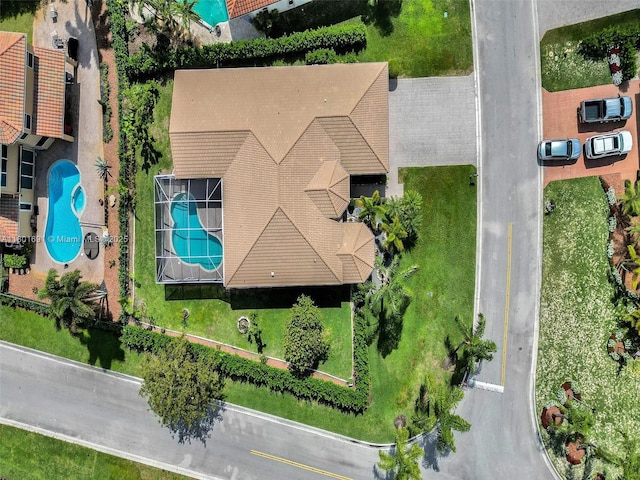 4985 NW 120th Ave, Coral Springs, FL 33076 - drone / aerial view of a pool