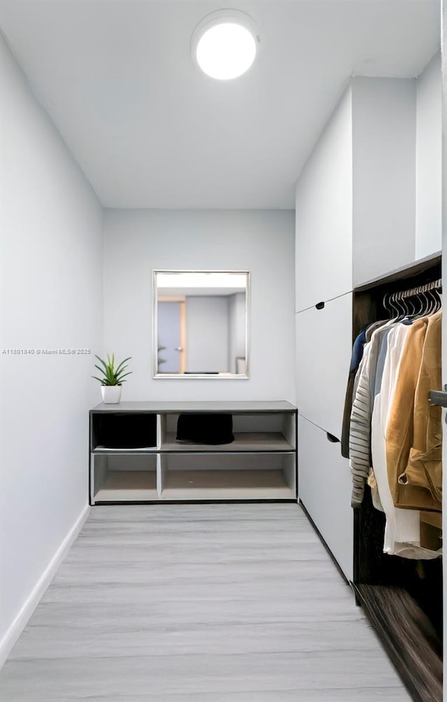 137 Golden Isles Dr Unit 305, Hallandale Beach, FL 33009 - spacious closet featuring light wood-style floors