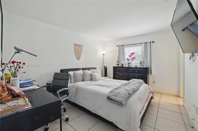 6400 Sheridan St, Hollywood, FL 33024 - bedroom featuring light tile patterned floors and a desk