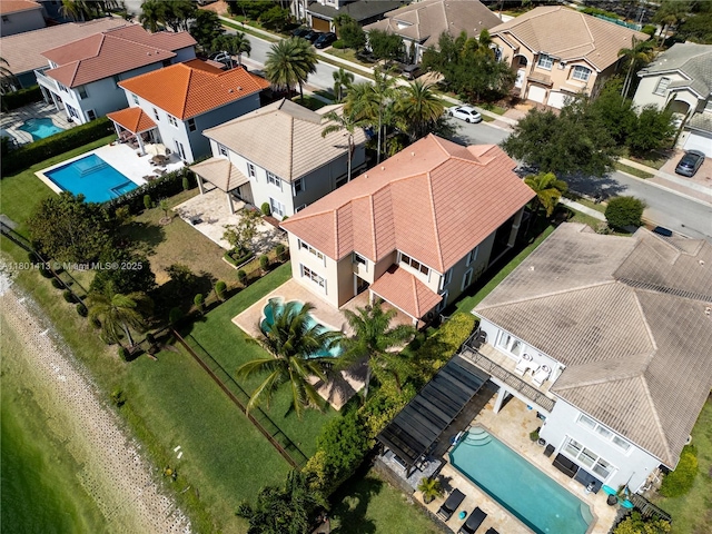 5087 SW 183rd Ave, Miramar, FL 33029 - aerial view of residential area with a pool