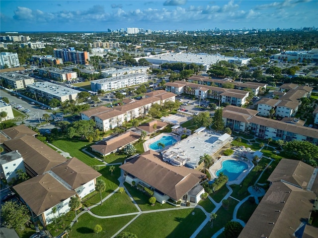 16900 NE 14th Ave Unit 201, North Miami Beach, FL 33162 - view of urban area featuring a pool area